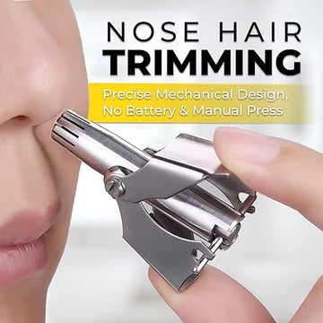 Manual Nose Hair Trimmer for Men & Women