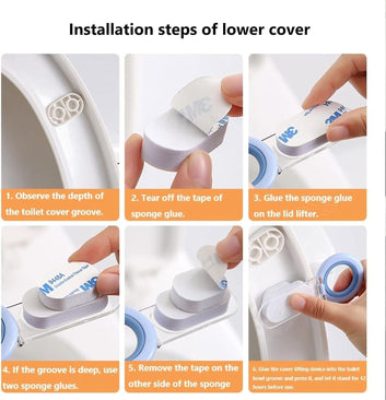 Multifunction Toilet Seat Lifter (2Pcs Pack)