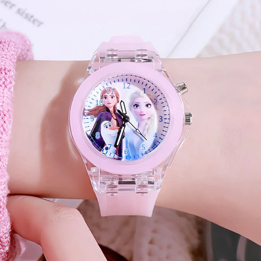 Disney children Watches for Girls Silicone Strap