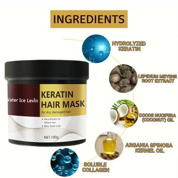 Magical Keratin Hair Mask 5 Seconds Fast Repair Damaged Frizzy Hair