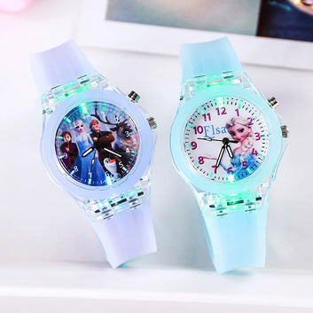 Disney children Watches for Girls Silicone Strap