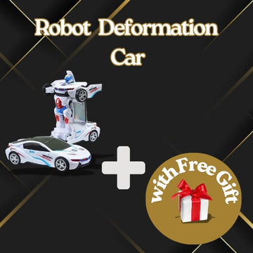 Azadi Sale |Deformation Robot Car With Music & Lights