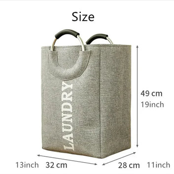 Foldable Laundry Basket With Handle