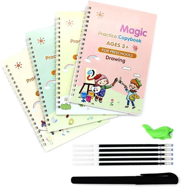 Sanj Magic Reusable Practice Copybook For Kids